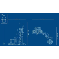 75948 LEGO® Harry Potter Klokkentoren in Hogwarts